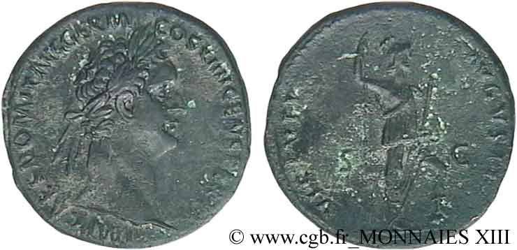 DOMITIANUS As, (MB, Æ 27) AU