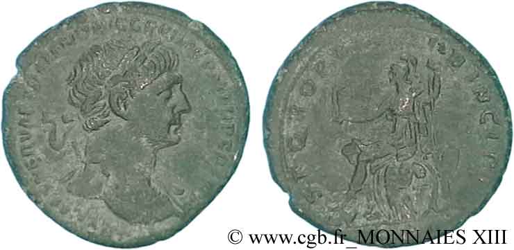 TRAJAN As, (MB, Æ 26) TTB