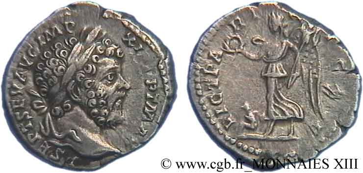 SEPTIMIUS SEVERUS Denier VZ/fVZ