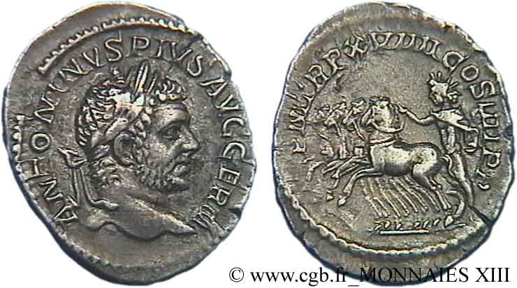CARACALLA Denier TTB+