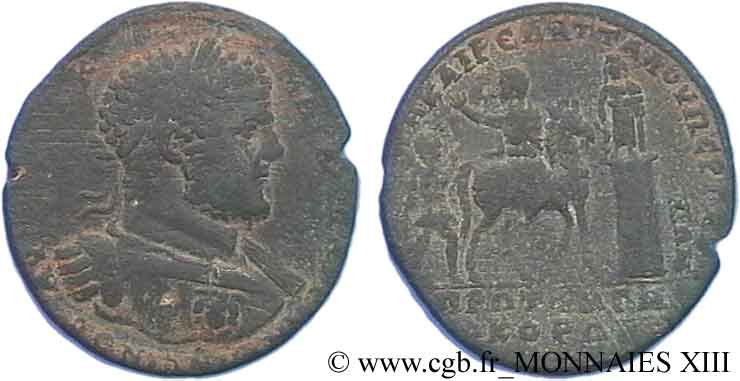 CARACALLA Grand bronze ou médaillon (16 Assaria), (GB, Æ 45) BC+