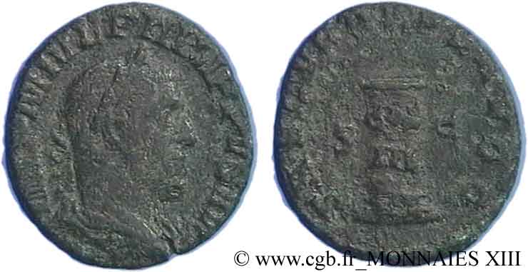 PHILIPPUS I. ARABS As, (MB, Æ 24) fSS