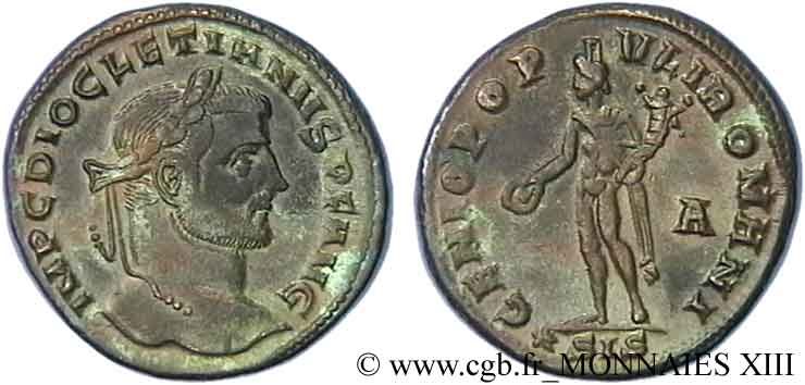 DIOCLEZIANO Follis ou nummus AU