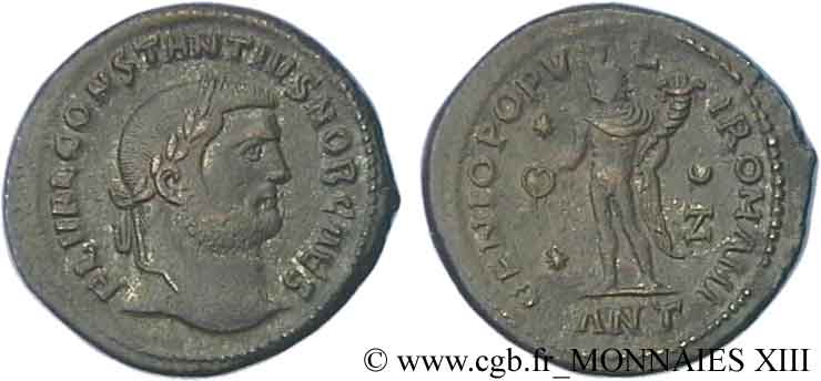 CONSTANTIUS I Follis ou nummus AU