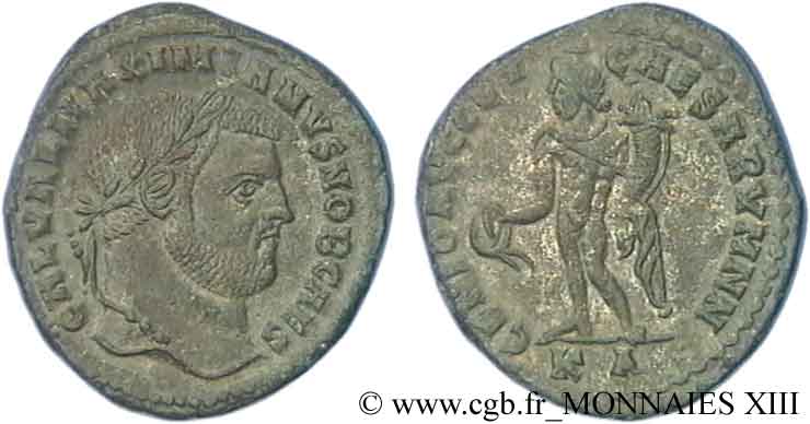 GALERIUS Follis ou nummus AU