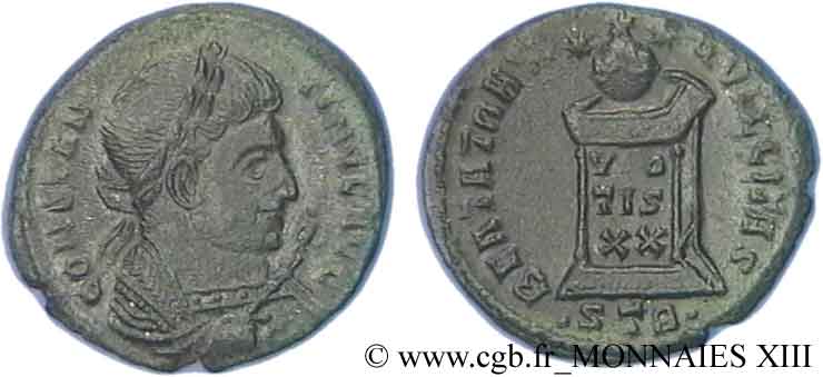 CONSTANTINE I THE GREAT Centenionalis ou nummus AU