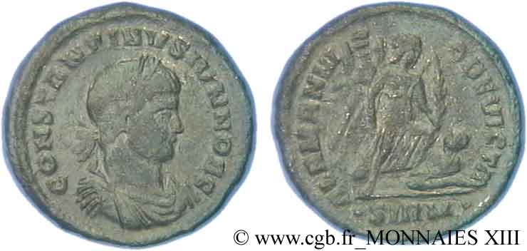 CONSTANTINO II Centenionalis ou Nummus MBC+