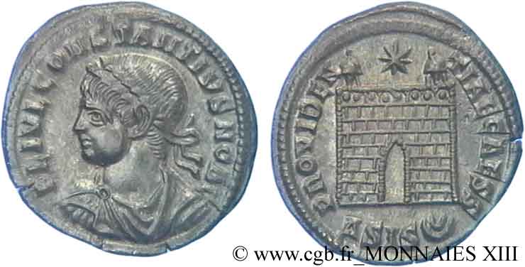 CONSTANCE II Centenionalis ou nummus FDC