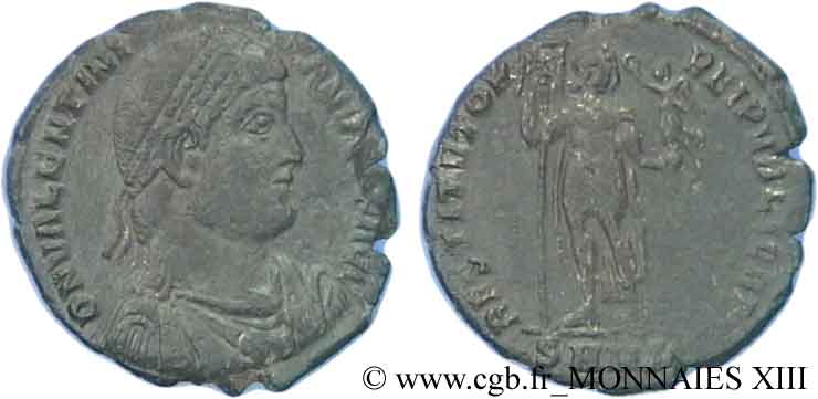 VALENTINIANUS I Double maiorina ou médaillon, (Æ 1) SS