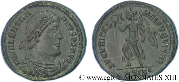 VALENTINIANUS I Nummus, (Æ 3) ST