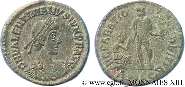 VALENTINIAN II Maiorina pecunia, (Æ 2) AU