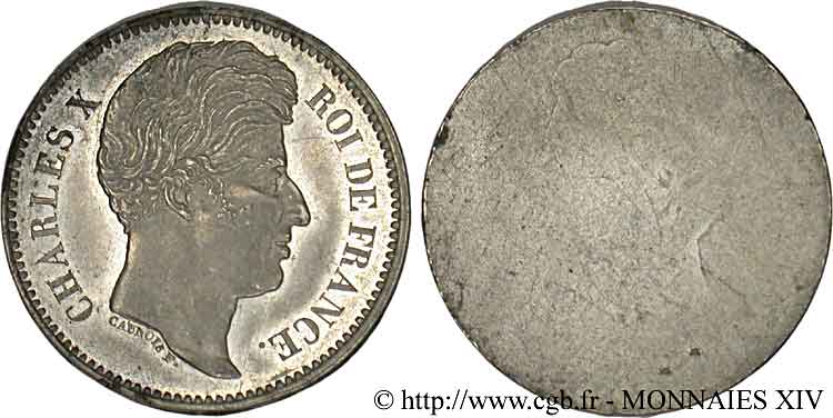 Épreuve uniface d avers de 40 francs par Caunois n.d.  VG.2564  SC 