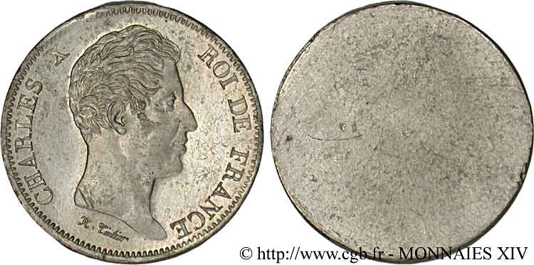 Épreuve uniface d avers de 40 francs par Tiolier n.d.  VG.2572  MS 