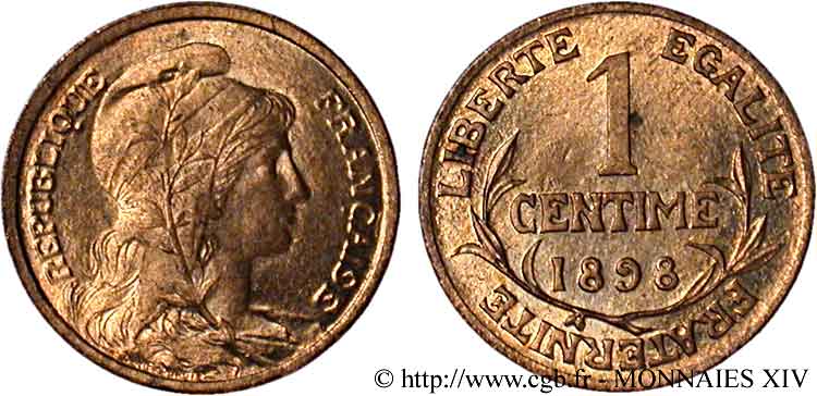 1 centime Daniel-Dupuis 1898  F.105/1 SPL 