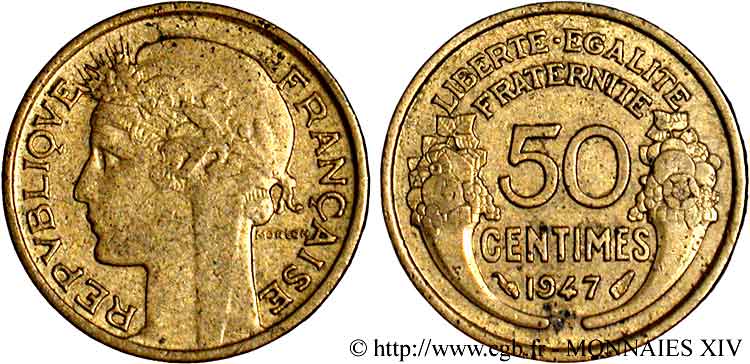 50 centimes Morlon 1947  F.192/19 VF 