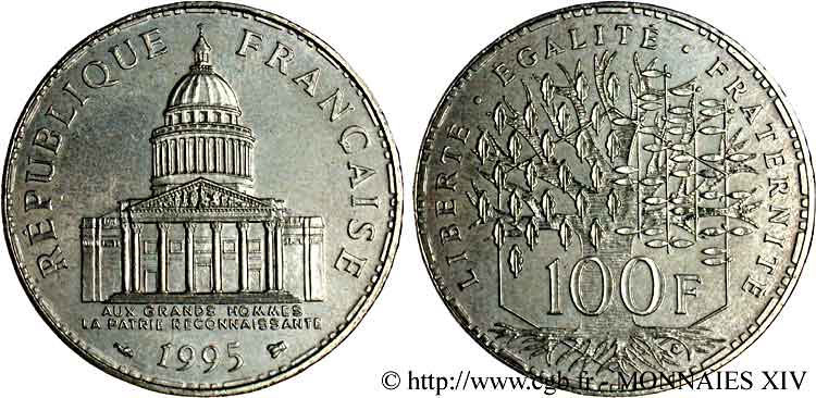 100 francs Panthéon 1995  F.451/16 SUP 