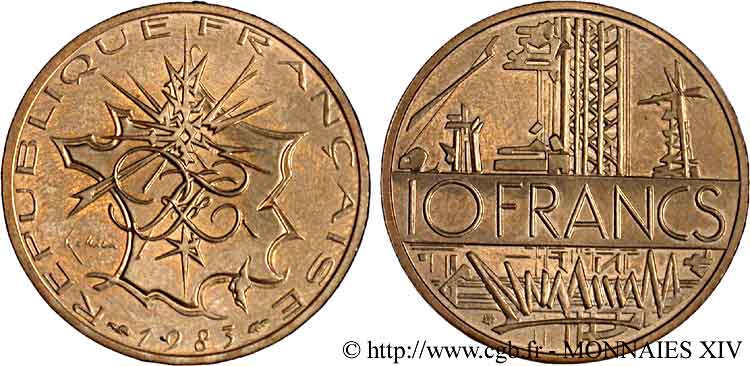 10 francs Mathieu, tranche A 1983 Pessac F.365/11 VZ 