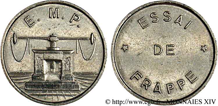 Essai de frappe de 10 francs n.d.  G.822 a var. SPL 