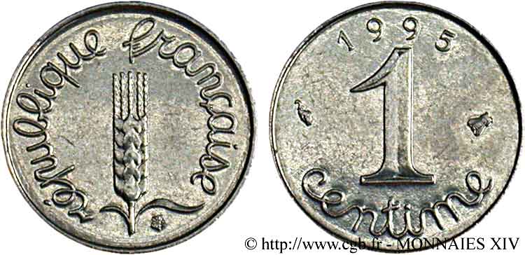 1 centime Épi 1995 Pessac F.106/55 MS 