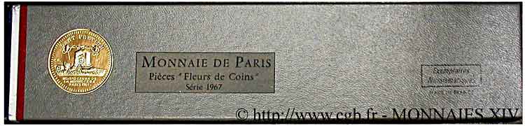 Boîte Fleur de Coins 1967  F.5000 5 FDC 