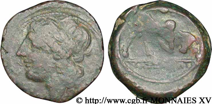 MASSALIA - MARSEILLES Bronze lourd au taureau (hémilitron), (MB, Æ 25) BC+