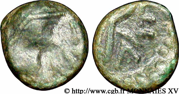 MASSALIA - MARSEILLES Bronze au caducée, (PB, Æ 11) VF
