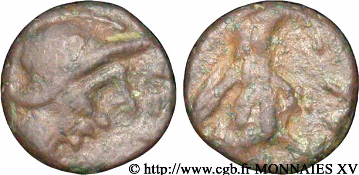 MASSALIA - MARSEILLES Bronze à l’aigle, (PB, Æ 11) VF