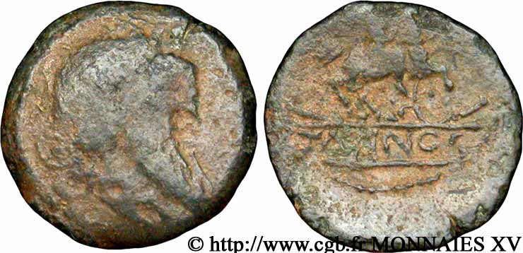 GALLIA - SUDOVESTE DELLA GALLIA - RUTENI (Regione di Rodez) Bronze TATINOS MB/q.BB