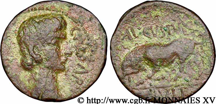 CENTRO - Incerti (Regione di) Bronze au taureau, (semis ou quadrans) VF