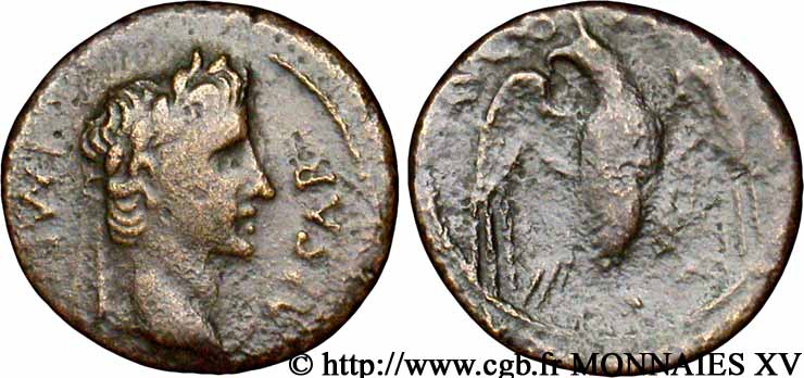 CENTRO - Incerti (Regione di) Bronze à l aigle (semis ou quadrans) q.BB