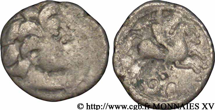 GALLIA - PICTONES (Regione di Poitiers) Drachme au cavalier ailé VF