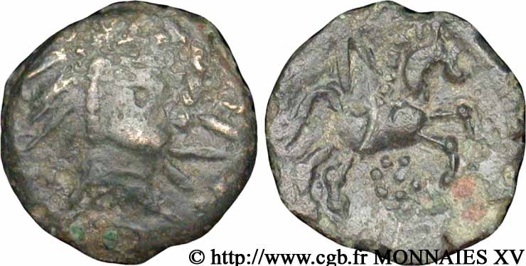 GALLIA - PICTONES (Región de Poitiers) Bronze VIRIIT BC/MBC