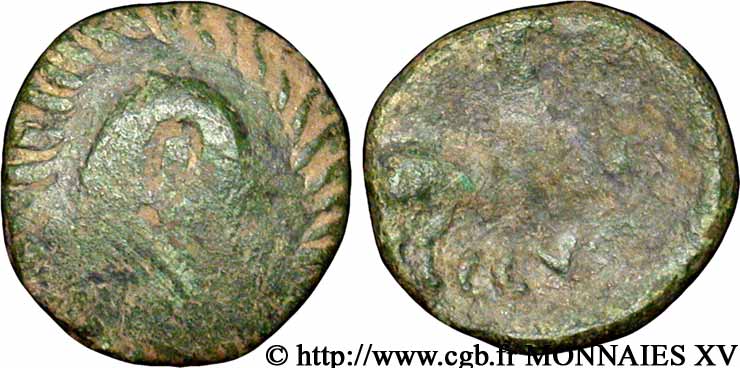 EDUENS, ÆDUI, UNSPECIFIED Bronze CCV[...] d’Autun, BN 4062 VF/VF