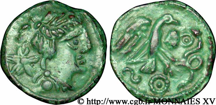 GALLIA - CARNUTES (Beauce area) Bronze “à l’aigle et au serpent” AU