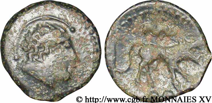 GALLIA - CARNUTES (Regione della Beauce) Bronze au loup, BN 6191 XF