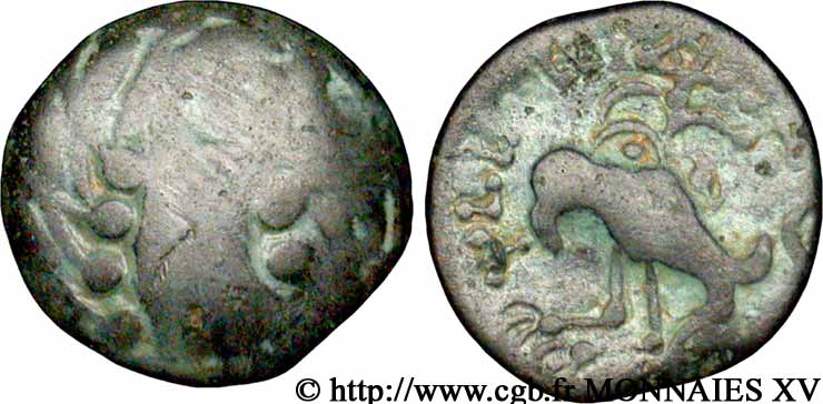 GALLIEN - SENONES (Region die Sens) Bronze YLLYCCI à l’oiseau S/SS