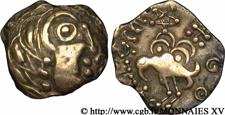 GALLIA - SENONES (Región de Sens) Bronze YLLYCCI à l’oiseau EBC