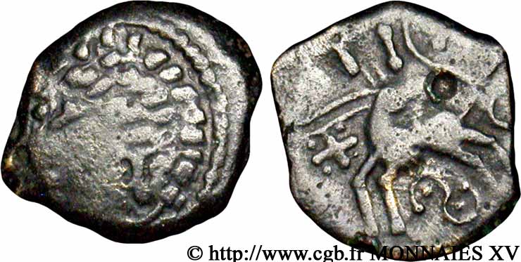 GALLIA BELGICA LINGONES (Regione di Langres) Bronze EKPITO XF