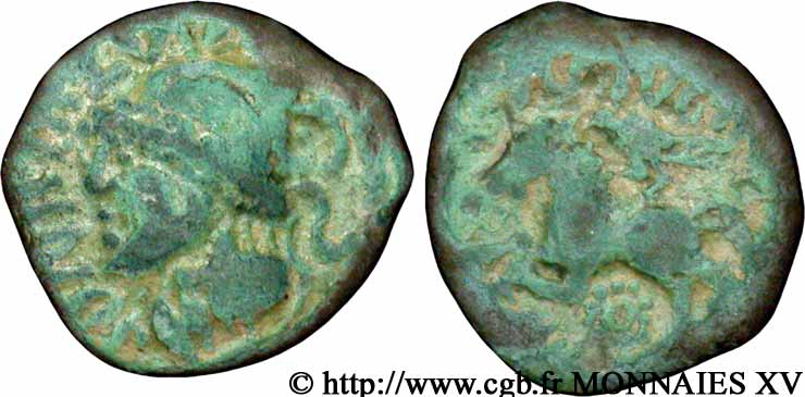 GALLIA BELGICA - LEUCI (Regione di Toul) Bronze MATVGIINOS q.BB