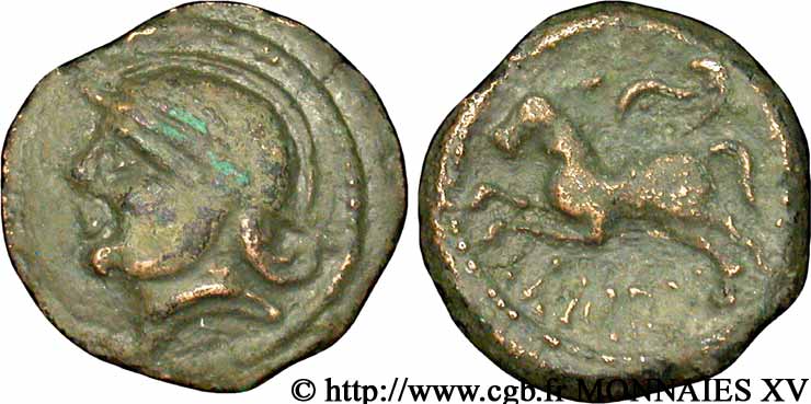 GALLIA BELGICA - SUESSIONES (Area of Soissons) Bronze CRICIRV XF