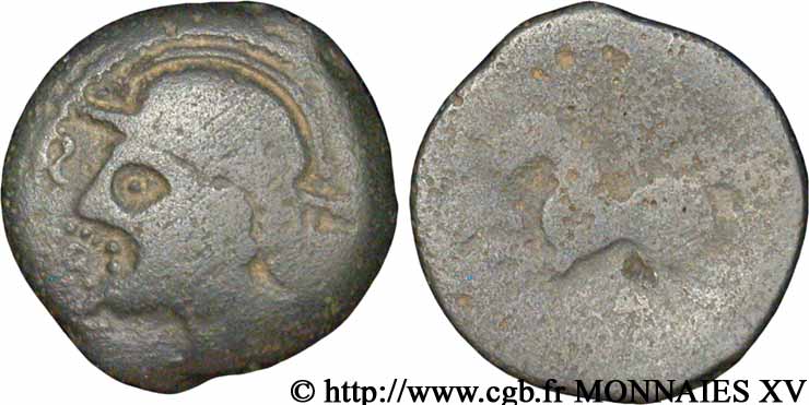 GALLIA BELGICA - SUESSIONES (Regione de Soissons) Bronze CRICIRV BB/q.MB