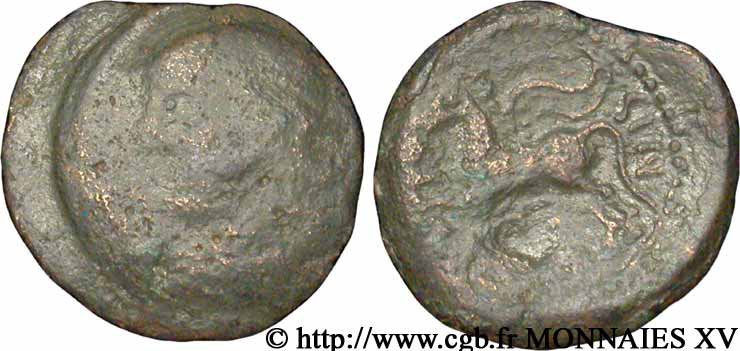 GALLIA BELGICA - SUESSIONES (Area of Soissons) Bronze CRICIRONIS F/XF