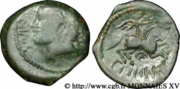 GALLIA BELGICA - MELDI (Regione di Meaux) Bronze EPENOS q.BB/q.SPL