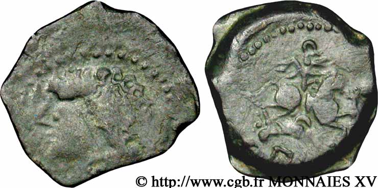 GALLIA BELGICA - MELDI (Regione di Meaux) Bronze EPENOS VF/XF