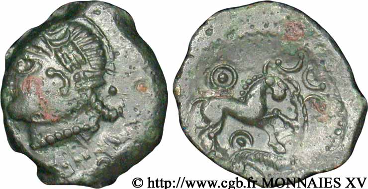 GALLIA BELGICA - MELDI (Regione di Meaux) Bronze ROVECA, classe II AU
