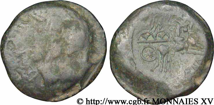GALLIA BELGICA - REMI (Regione di Reims) Bronze REMO/REMO, bige à droite q.MB/BB