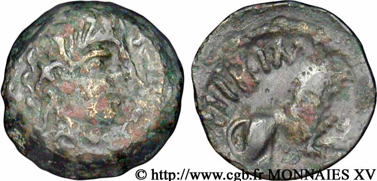 REMI / CARNUTES, Unspecified Bronze AOIIDIACI/A.HIR.IMP au lion BC+/MBC