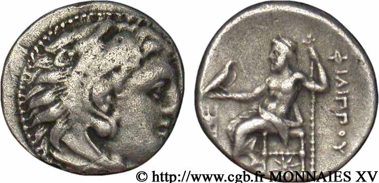 MACEDONIA - MACEDONIAN KINGDOM - PHILIP III ARRHIDAEUS Drachme XF