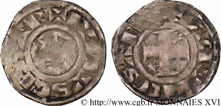 COUNTY OF SANCERRE - GUILLAUME III OR LOUIS I Denier BC+