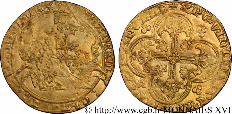 JOHN II  THE GOOD  Franc à cheval 5/12/1360  AU